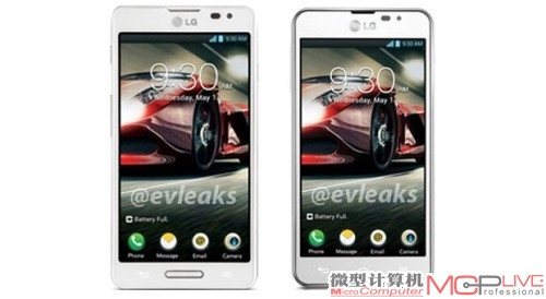 图为：LG Optimus F7和LG Optimus F5